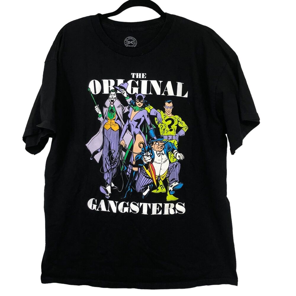 DC Comics “The Original Gangsters” T-Shirt, Joker, Cat Women, Riddler, Penguin